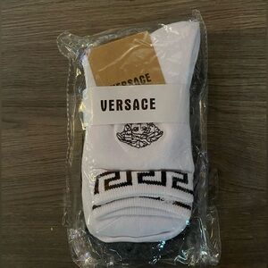 Versace White , Black & Grey Men's Socks
Medusa Logo